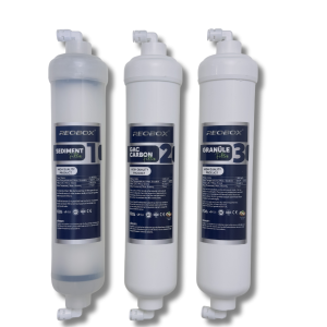 REOBOX 3'lü Su Arıtma Filtre Seti %100 Coconat