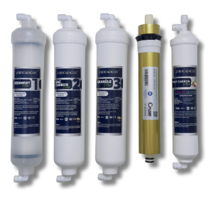 REOBOX Su Arıtma Filtresi 5’li Filtre Seti Mineralli Post %100 coconat