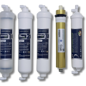 REOBOX 5’li Premium Su Arıtma Filtre Seti – Gümüş İyonlu Son Aşama ile Maksimum Hijyen!