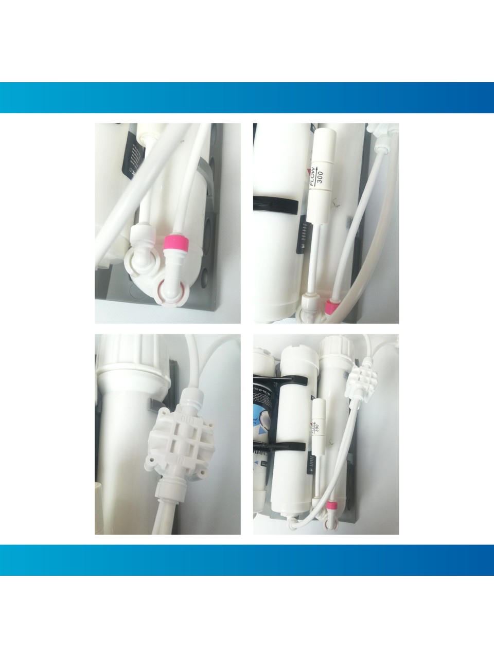 Su Arıtma Cihazı Yenileme Kiti Shut Off - Flow - Check Valf - Hortum Quick - Görsel 4