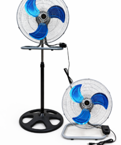 Gülşah Fan Ayaklı Vantilatör 18” | Güçlü ve Sessiz Fan | 55W Tasarruflu | Yükseklik Ayarlı | Ev Tipi Krom