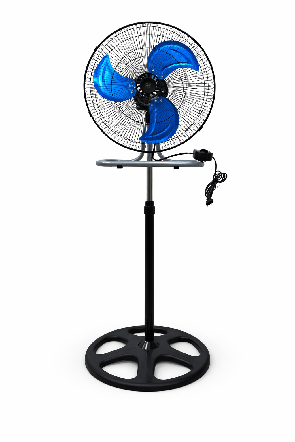 Ayaklı Vantilatör 18” | Güçlü ve Sessiz Fan | 55W Tasarruflu | Yükseklik Ayarlı | Ev Tipi Siyah - Görsel 3